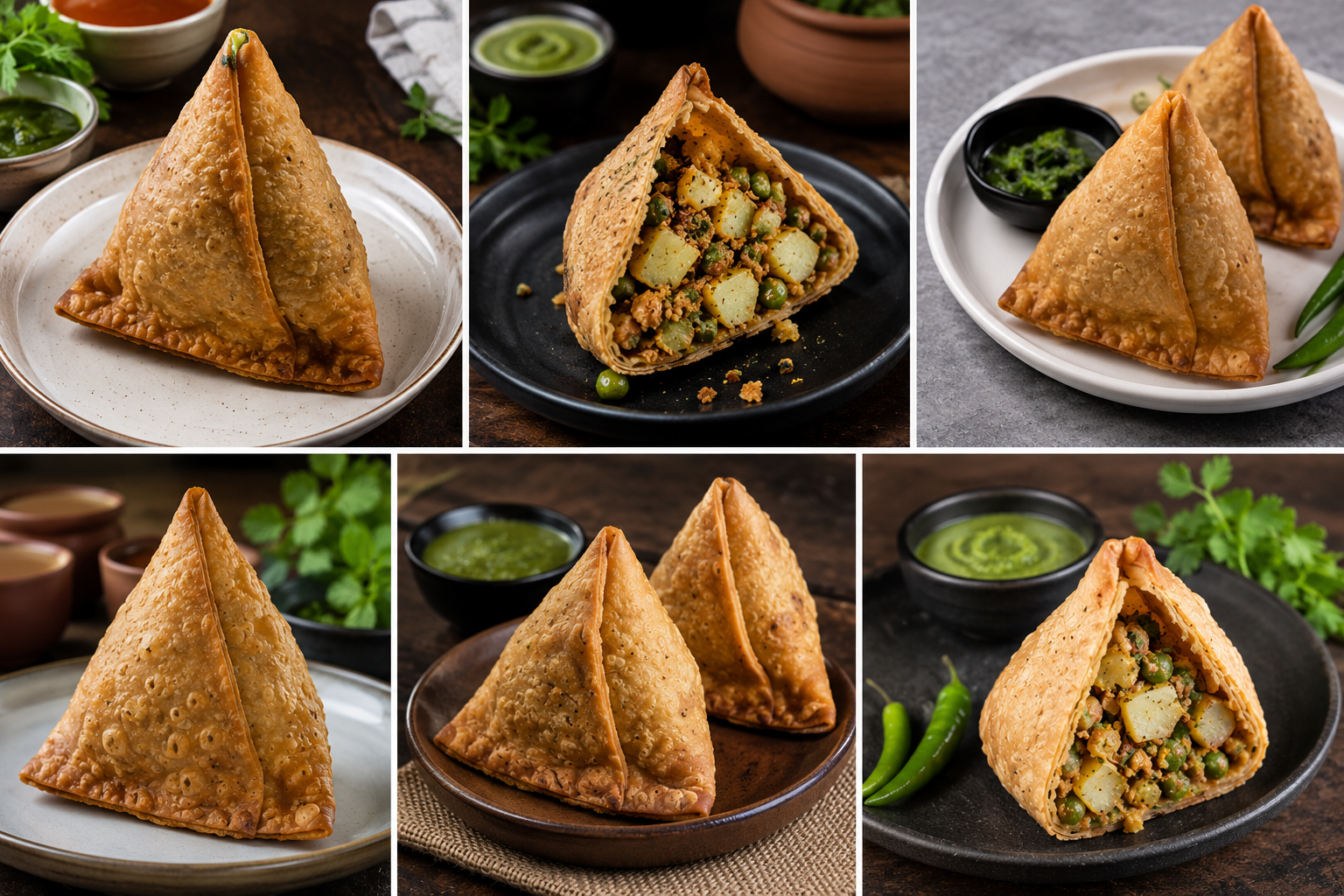 MK Maharaja Samosa — premium oversized samosa with rich filling and golden crispy pastry by MK Enterprises Pune